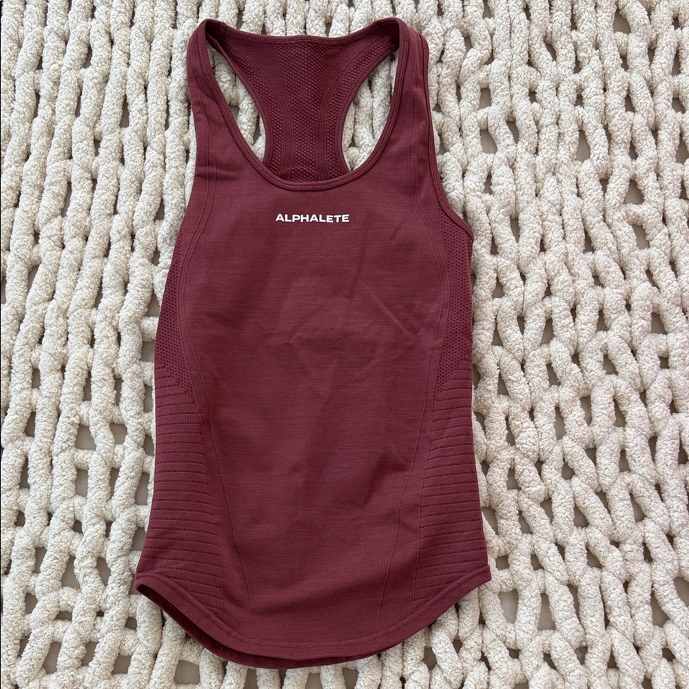 Alphalete Women's Maroon Tank Top